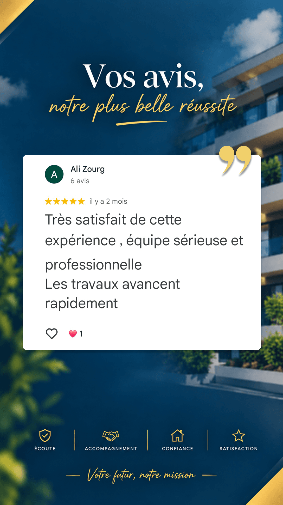 Avis client de Ali Z.